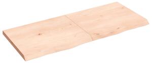 Wall Shelf 120x50x(2-4) cm Untreated Solid Wood Oak