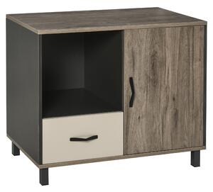 HOMCOM File Cabinet Storage Sideboard Floor Standing Cupboard w/ Drawer Shelves Office Furniture