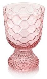 Vintage Goblet Set Of Two - Pink