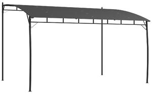 Outsunny 3 x 4m Outdoor Pergola Gazebo, Garden Sun Shade Shelter with Metal Frame, for Patio, Deck