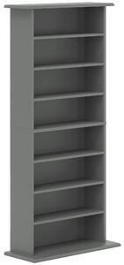 HOMCOM 360 CD/185 DVD/185 Blu-ray Storage Unit - Grey