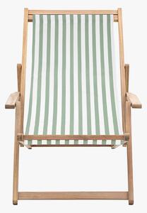 Rest-Easy Deck Chair in Sage Stripe