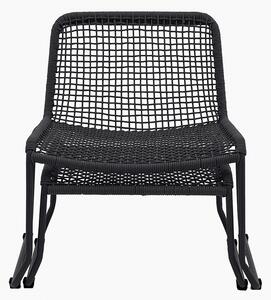 Take-a-break Lounge Chair with Footstool in Black