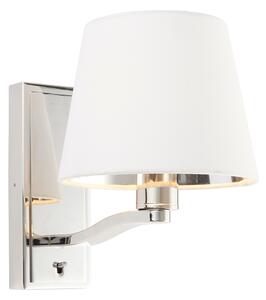 Tristan Simple Silver Wall Lamp