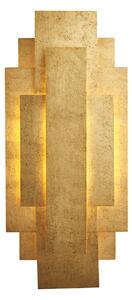 Shanti Ambient Aztec Wall Light in Gold Leaf