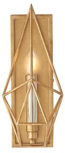 Sansa Geometric Wall Light in Gold and Silver Leaf