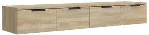 Wall Cabinets 2 pcs Sonoma Oak 68x30x20 cm Engineered Wood