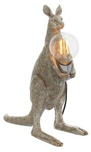 Kirsty the Kanga Table Lamp in Vintage Silver