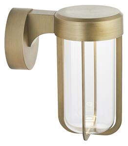 Wyatt LED Industrial Wall Lamp in Brushed Gold