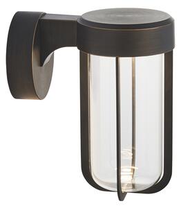 Wyatt LED Industrial Wall Lamp in Dark Bronze