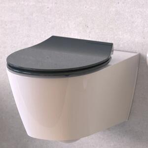 SCHÜTTE Duroplast Toilet Seat with Soft-Close SLIM ANTHRAZIT Anthracite