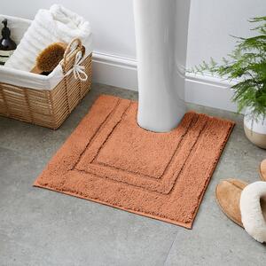 Luxury Cotton Pedestal Mat Clay