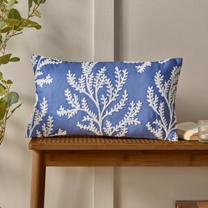 Catherine Lansfield Coral Leaf Cushion