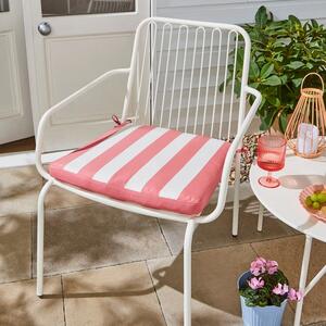 Striped Outdoor Seat Pad