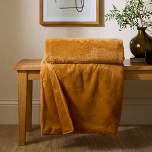 Lenon Plush Throw Honey