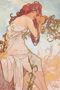 Poster The Seasons Summer, Alphonse Mucha