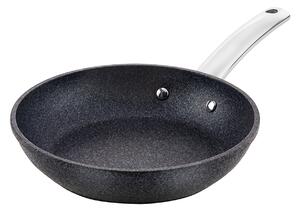 TruStone Non-Stick Aluminium Violet Black Frying Pan, 20cm Black
