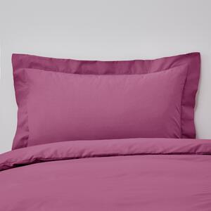 Non Iron Plain Dye Pink Oxford Pillowcase Pink
