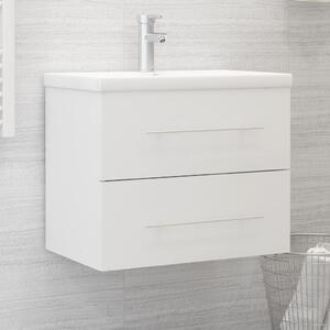 Sink Cabinet White 60x38.5x48 cm Engineered Wood