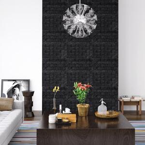 3D Wallpaper Bricks Self-adhesive 20 pcs Black