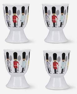 KitchenCraft Soldiers Set of 4 Egg Cups
