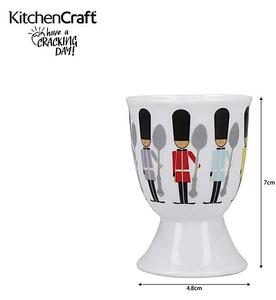 KitchenCraft Soldiers Set of 4 Egg Cups