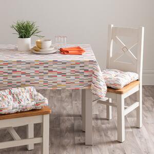Elements Arvid Wipe Clean Tablecloth White/Orange/Green