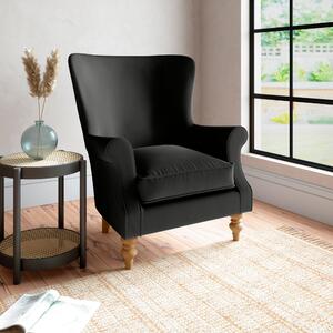 Charlbury Occasional Wing Chair Black