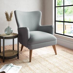 Marlow Wing Chair Grey