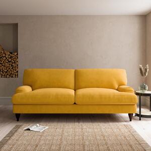 Darwin Luxury Velvet 4 Seater Sofa Luxury Velvet Old Gold