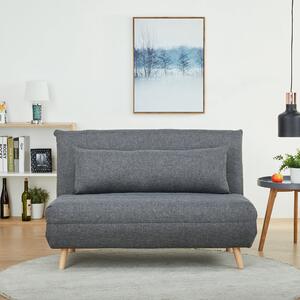 Aria Fabric Sofa Bed Grey