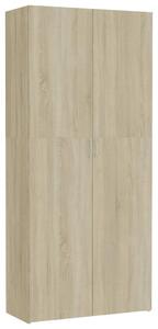 Storage Cabinet Sonoma Oak 80x35.5x180 cm Engineered Wood