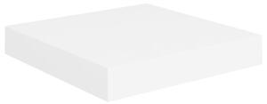Floating Wall Shelf White 23x23.5x3.8 cm MDF