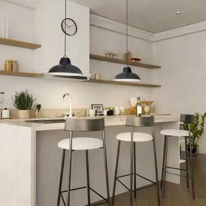 Anglepoise 33111 Original 1227 Midi Wide Brass Pendant in Ink Blue