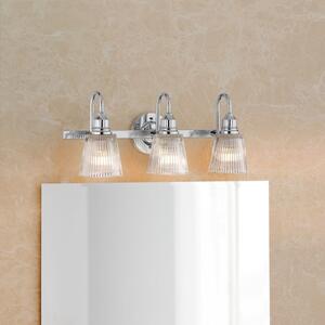 Quintiesse QN-ADDISON3-BATH Addison 3 Light Wall Light In Polished Chrome