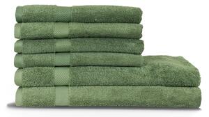Loft Luxury 6pc 100% Cotton Hand / Bath Towel Set | Pink Grey White Teal Green Beige | Roseland Furniture