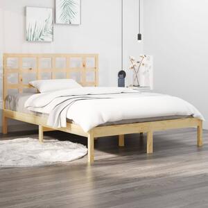 Bed Frame Solid Wood 120x190 cm 4FT Small Double