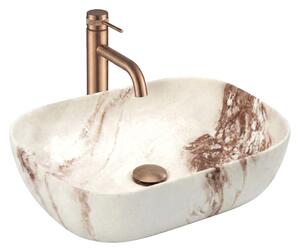 Countertop washbasin Rea Belinda Marrone Matt