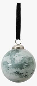 Dappled Bauble in Grey Large - Pack of 6