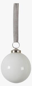 Celestial Assorted Bauble in White Small- Set of 6