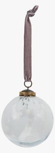 Mercier Tortoiseshell Bauble, White, Small