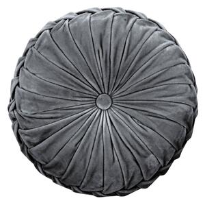 Laura Ashley Rosanna 35cm x 14cm Round Filled Cushion Steel