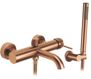 Bathroom faucet REA Lungo Grip Brush Copper