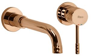 Wall Mounted faucet Rea Lungo Diamond Copper + BOX
