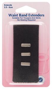 Hemline Waistband Extender Hook Black