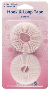 Hemline Sew-In 20mm Hook and Loop Tape