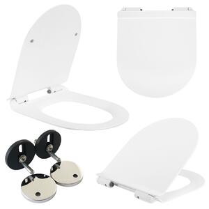 Toilet seat UF DUROPLAST FLAT WHITE