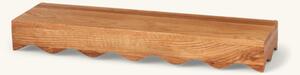 Wall shelf - Solid oak wood. 40 x 12 x 5 cm. - Nature - Søstrene Grene