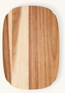 Cutting board - Acacia wood. 26.5 x 18 cm. - Dark Wood - Søstrene Grene