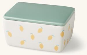 Butter dish - Dolomite. 12.5 x 9 cm. - Dusty Green - Søstrene Grene